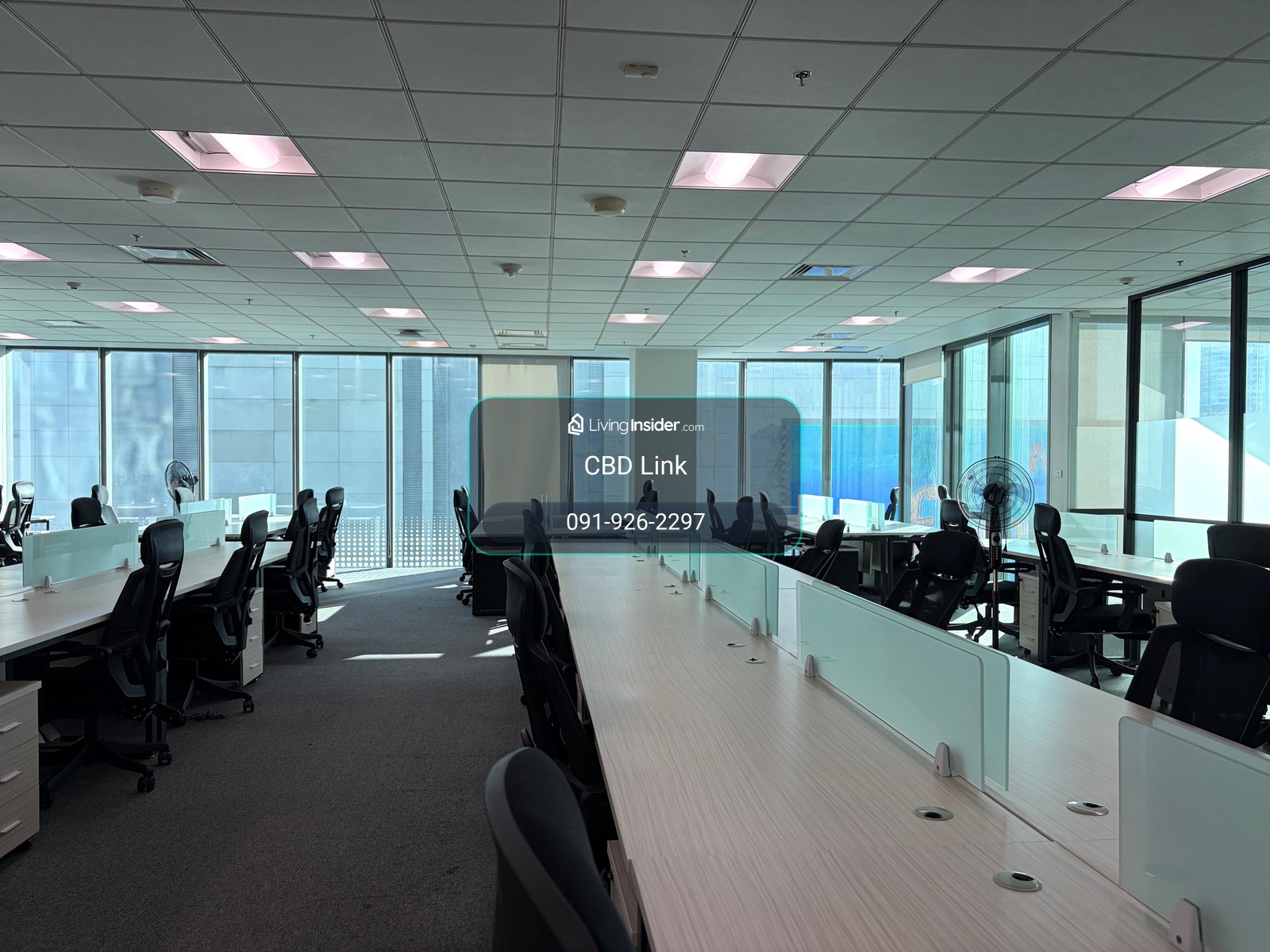 Grade A Office พร้อมเฟอร์, มี Sky walk เข้าตึกจาก BTS เซนต์หลุยส์  – รูปที่ 4