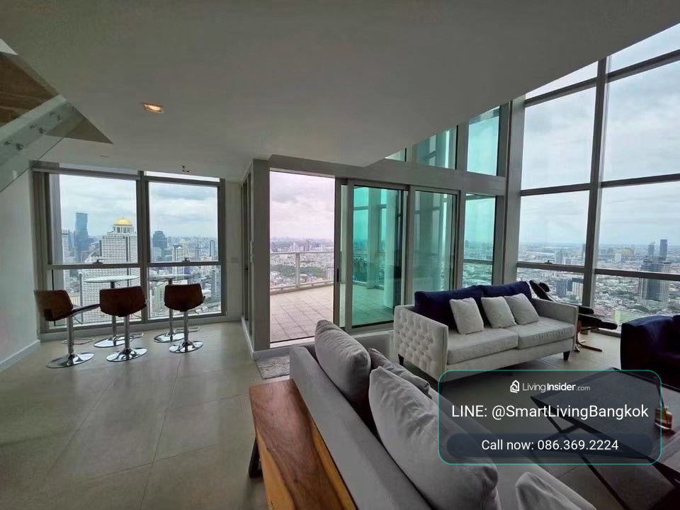 เพนท์เฮ้าส์ดูเพล็กซ์หรูให้เช่า วิวแม่น้ำเจ้าพระยา ใกล้ ICONSIAM  – รูปที่ 2