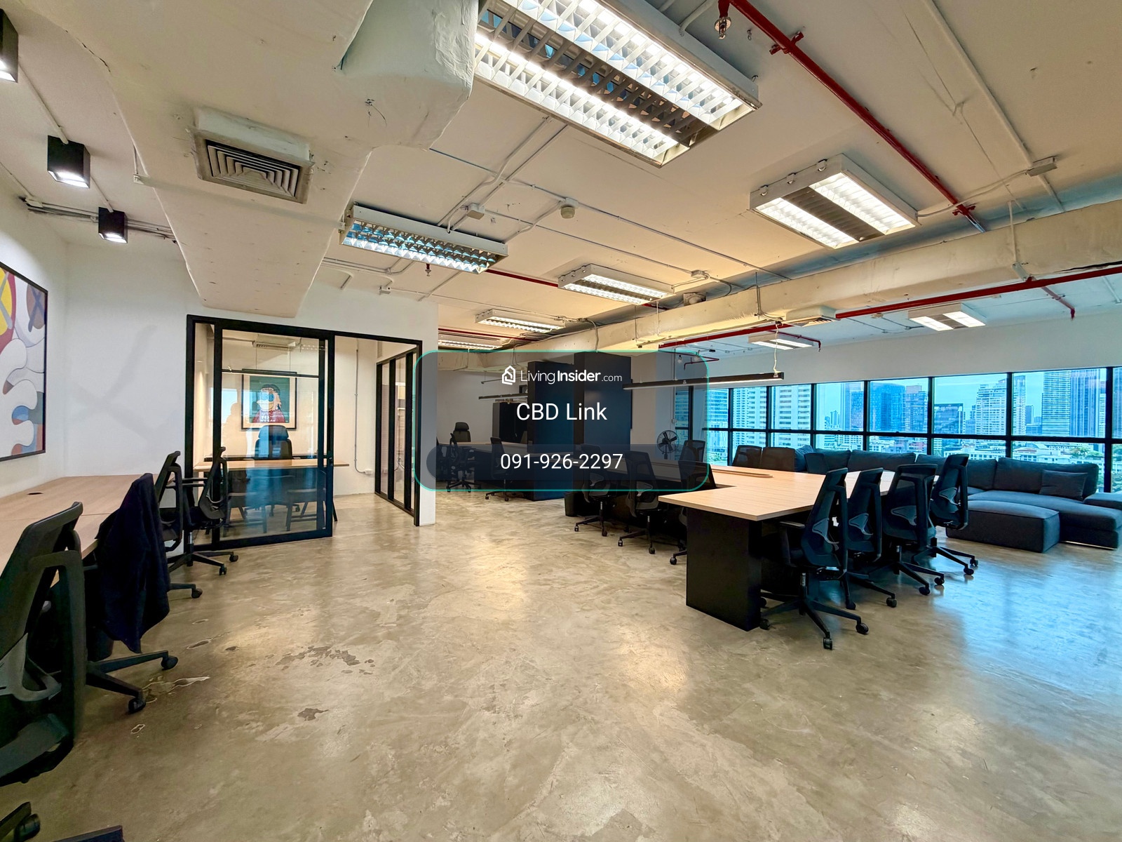 Ekamai Furnished Office, Only 650B/sqm, 500m to BTS  – รูปที่ 2
