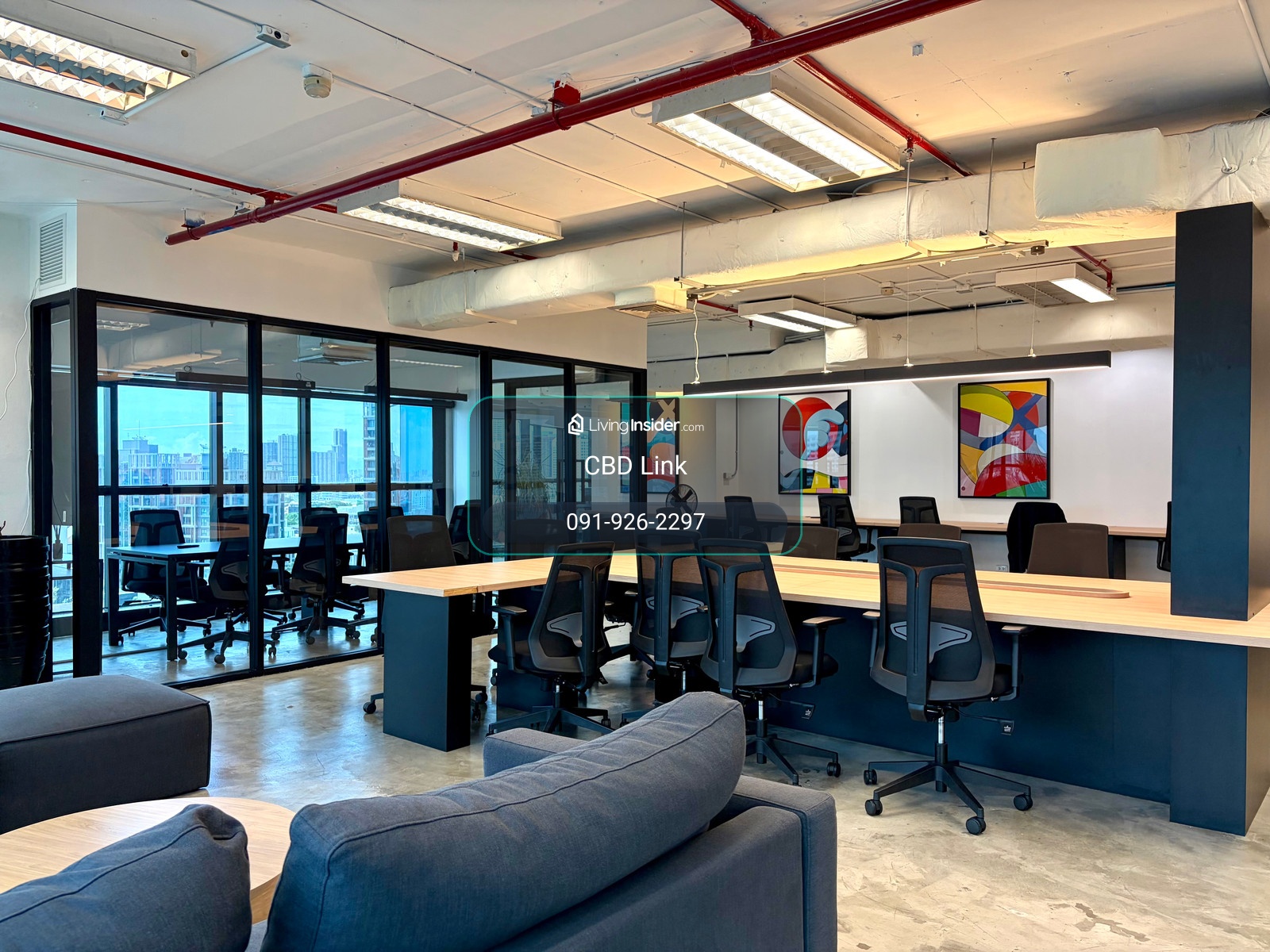 Ekamai Furnished Office, Only 650B/sqm, 500m to BTS  – รูปที่ 3