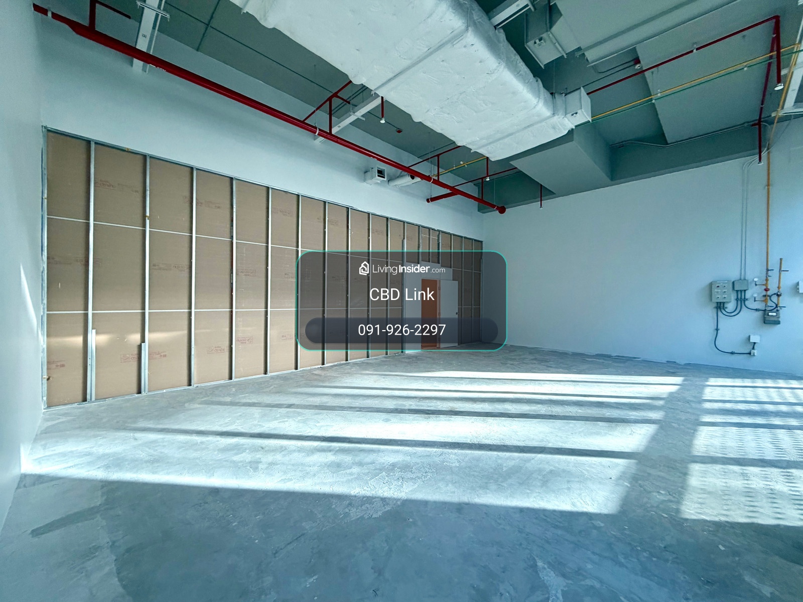 พื้นที่ร้านในตึก Grade A Office, Sky Walk เชื่อม BTS เซนต์หลุยส์ตรงเข้าตึก – รูปที่ 2