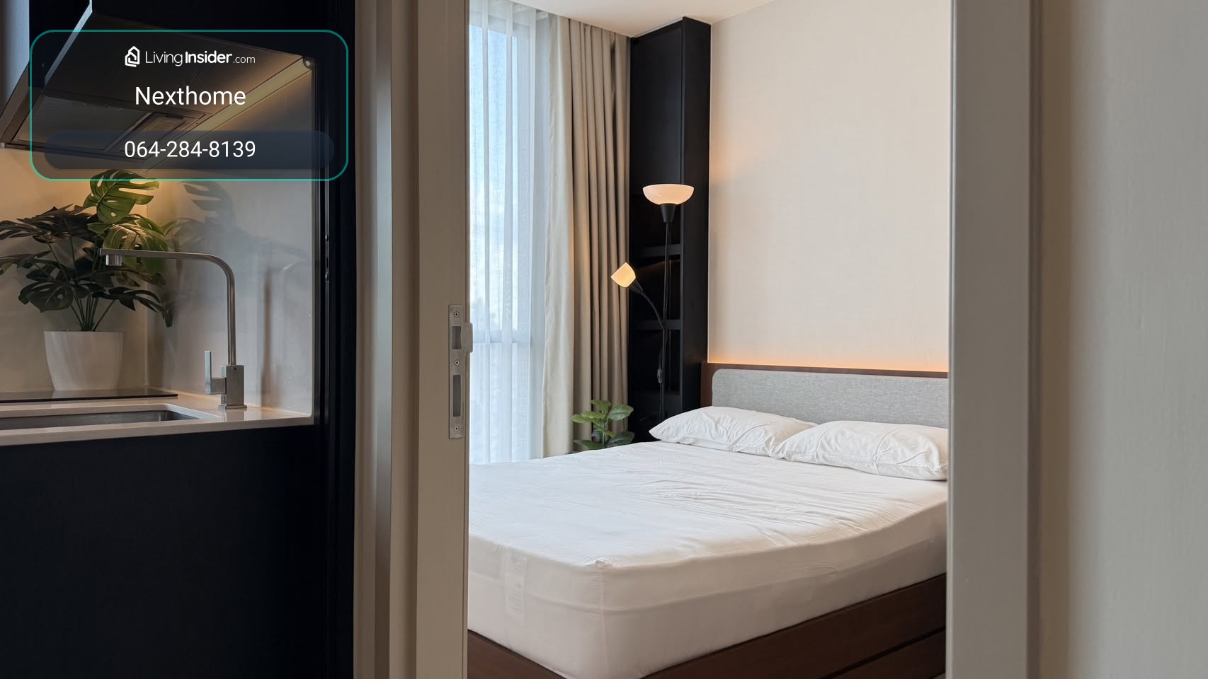 🔥ให้เช่าด่วน🔥 NUE DISTRICT R9 🚇 เดินเพียง 180 ม. ถึง MRT พระราม 9 | ห้องแต่งอินทีเรีย Built-in ทั้งห้อง วิวเมืองโล่ง – รูปที่ 3