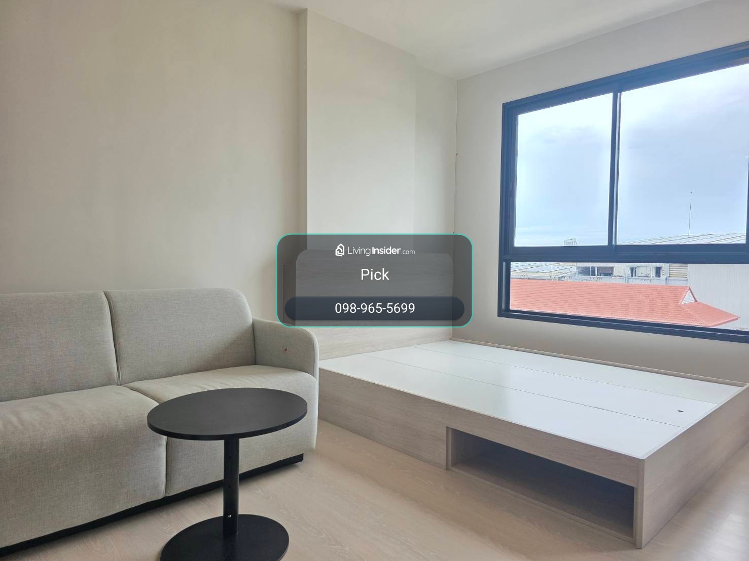 ให้เช่า dcondo vivid Rangsit Studio ชั้นสูง ของใหม่ทั้งห้อง | 22.45 ตรม. | Fully Furnished | 11,000 บาท/เดือน – รูปที่ 3