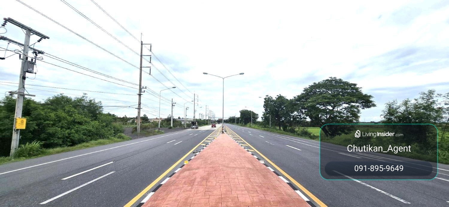 ขายที่ดินเปล่า ทำเลดี ติดถนนทางหลวงหมายเลข 33 เนื้อที่ 6 ไร่ 70 ตร.ว. ต.บ้านม้า อ.บางปะหัน จ.พระนครศรีอยุธยา  – รูปที่ 4