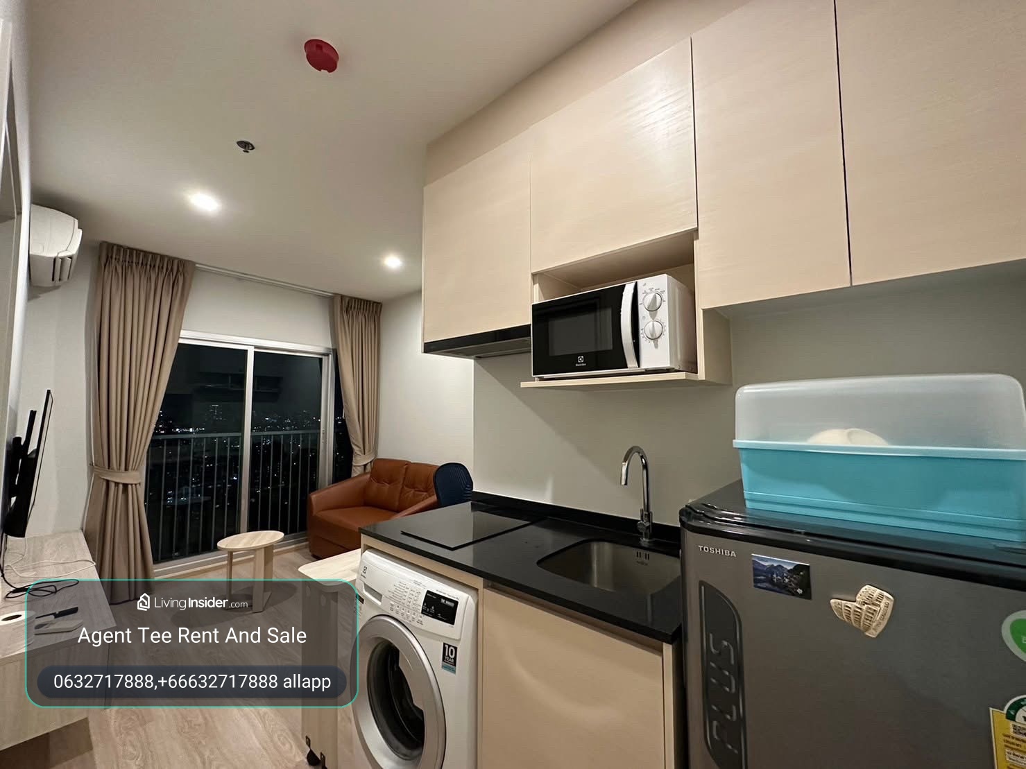 Noble revolve ratchada 1 / Rent 1bed 15,000 / 0632717888 linephone whatapp wechat – รูปที่ 3