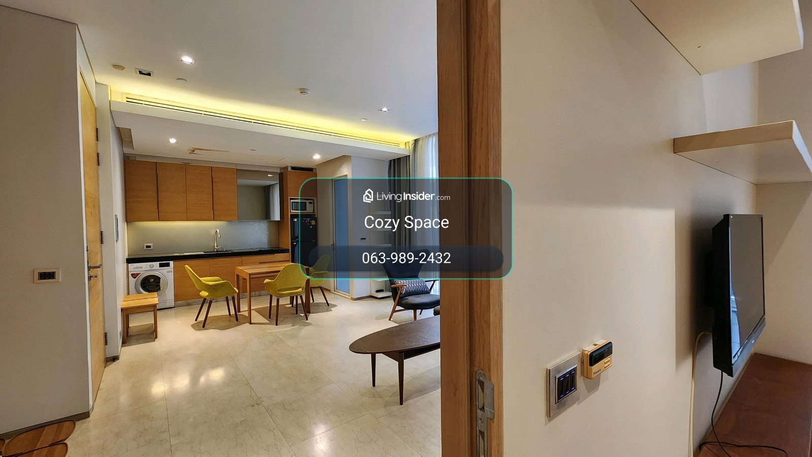Saladaeng Residences | ให้เช่า 1 ห้องนอน หน้ากว้าง น่าอยู่ กระจกสูง ราคาดี เรียบๆ เหมาะกับคนของเยอะ – รูปที่ 2