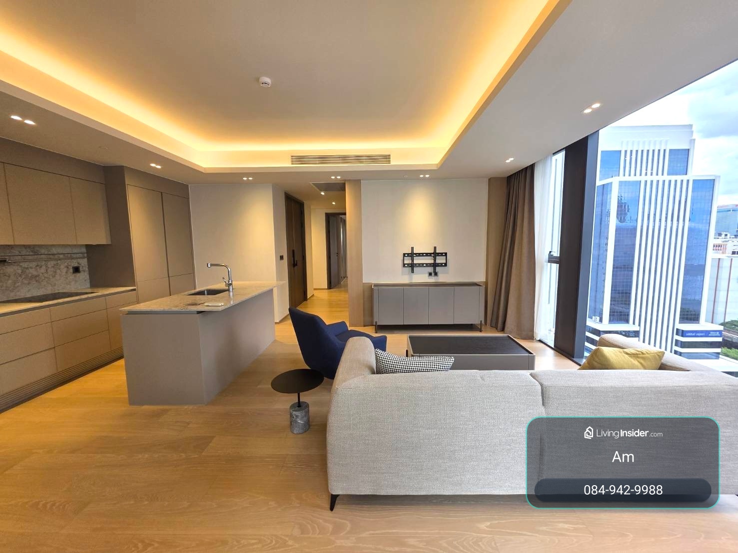 Tonson One Residence: 2bed 2.5bath 118.44sqm 170,000/mth. Am: 0656199198 – รูปที่ 4