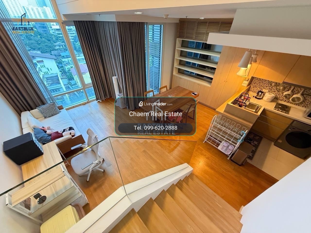 ***พร้อมเข้าอยู่*** ให้เช่าด่วน Duplex 1bed 2bath ราคาดีสุดในตึก วิวสระว่ายน้ำ  | ** สนใจติดต่อเอเจ้นท์ประจำโครงการ K.เฌอ 099-620-2888 ** – รูปที่ 3