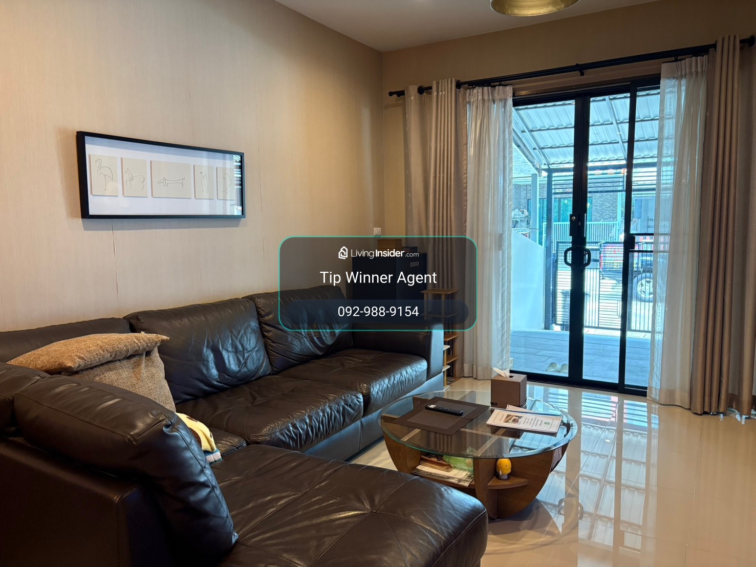 For sale: 3-story townhome, Signature Ekachai 64/5, newly decorated, great value, ready to move in immediately. – รูปที่ 3