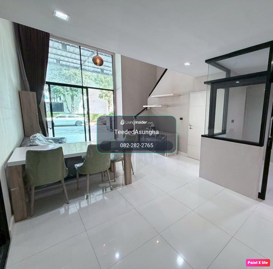 หลังมุม 28.4ตรว 6นอน5น้ำ ทาวน์โฮม 3.5 ชั้น บ้านกลางเมือง วิภาวดี   – รูปที่ 3