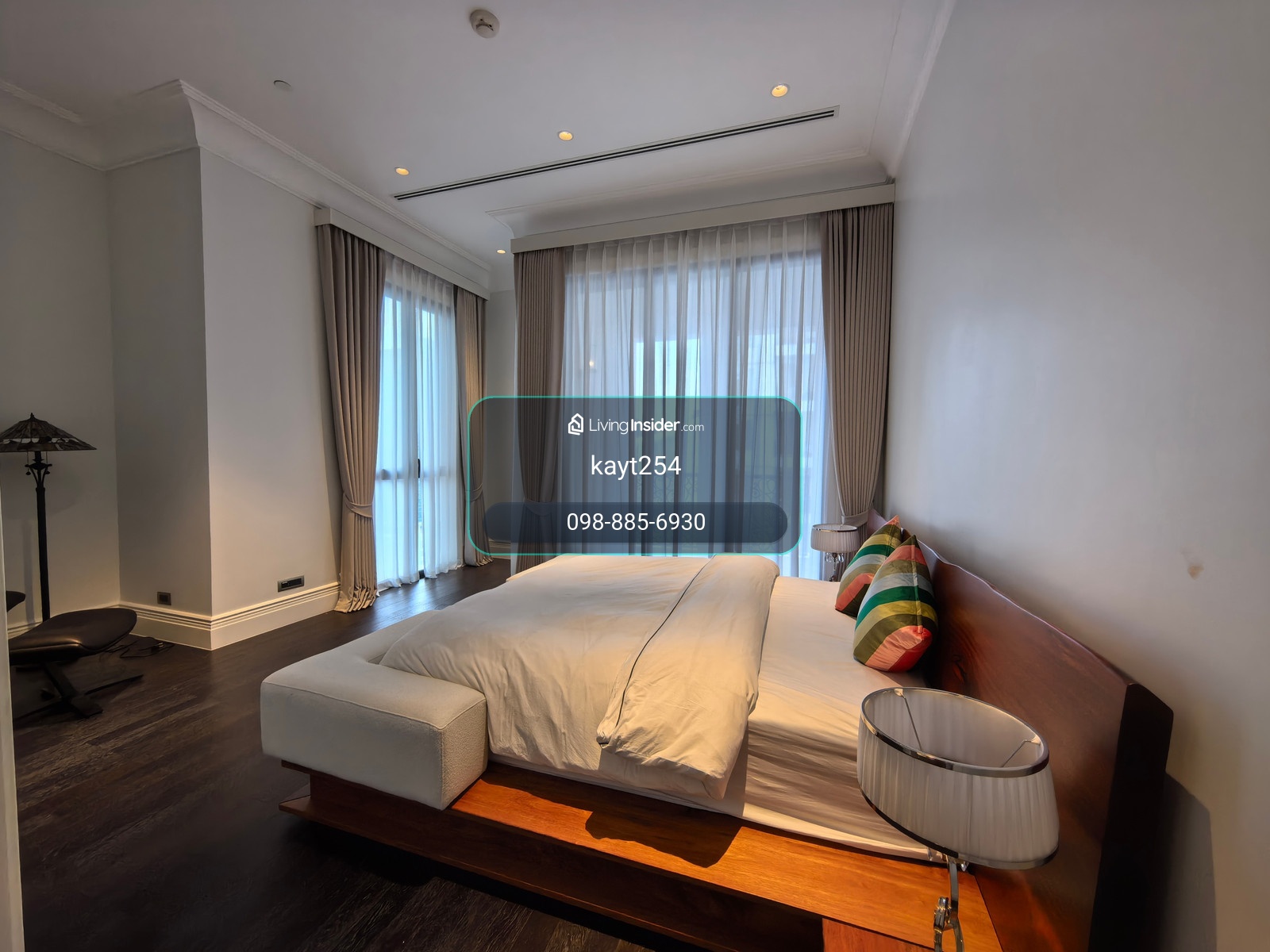 ความหรูหราเหนือกาลเวลาที่ 98 Wireless, ห้องพัก 2 ห้องนอนสุดสง่างามให้เช่า – รูปที่ 3