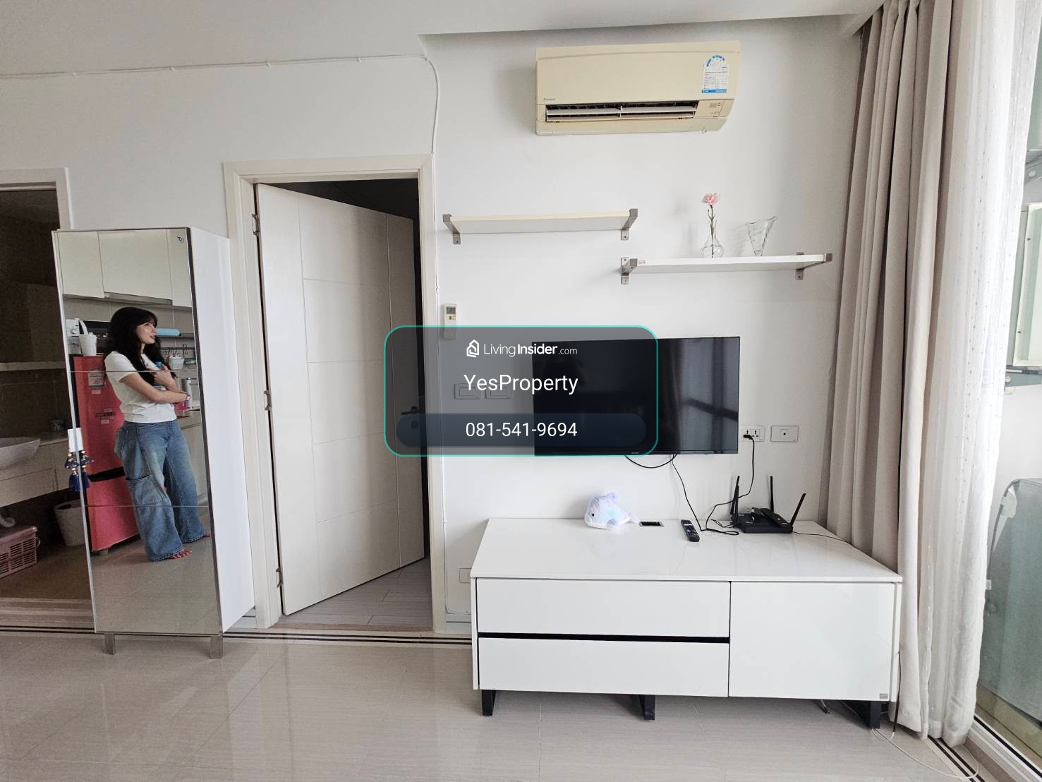 ห้องทาสีใหม่ เช่า 1 ห้องนอน 1 ห้องน้ำ ที. ซี. กรีน พระราม 9 | TC Green Rama9 – รูปที่ 3