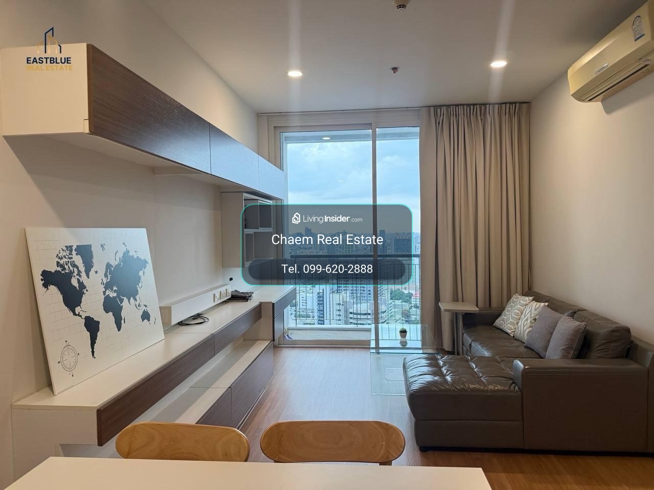 ***พร้อมเข้าอยู่*** ให้เช่าด่วน 1bed1bath ชั้นสูง ระเบียงกว้าง | สนใจ ติดต่อเซลล์ประจำโครงการ K. เฌอ 099-620-2888 – รูปที่ 3