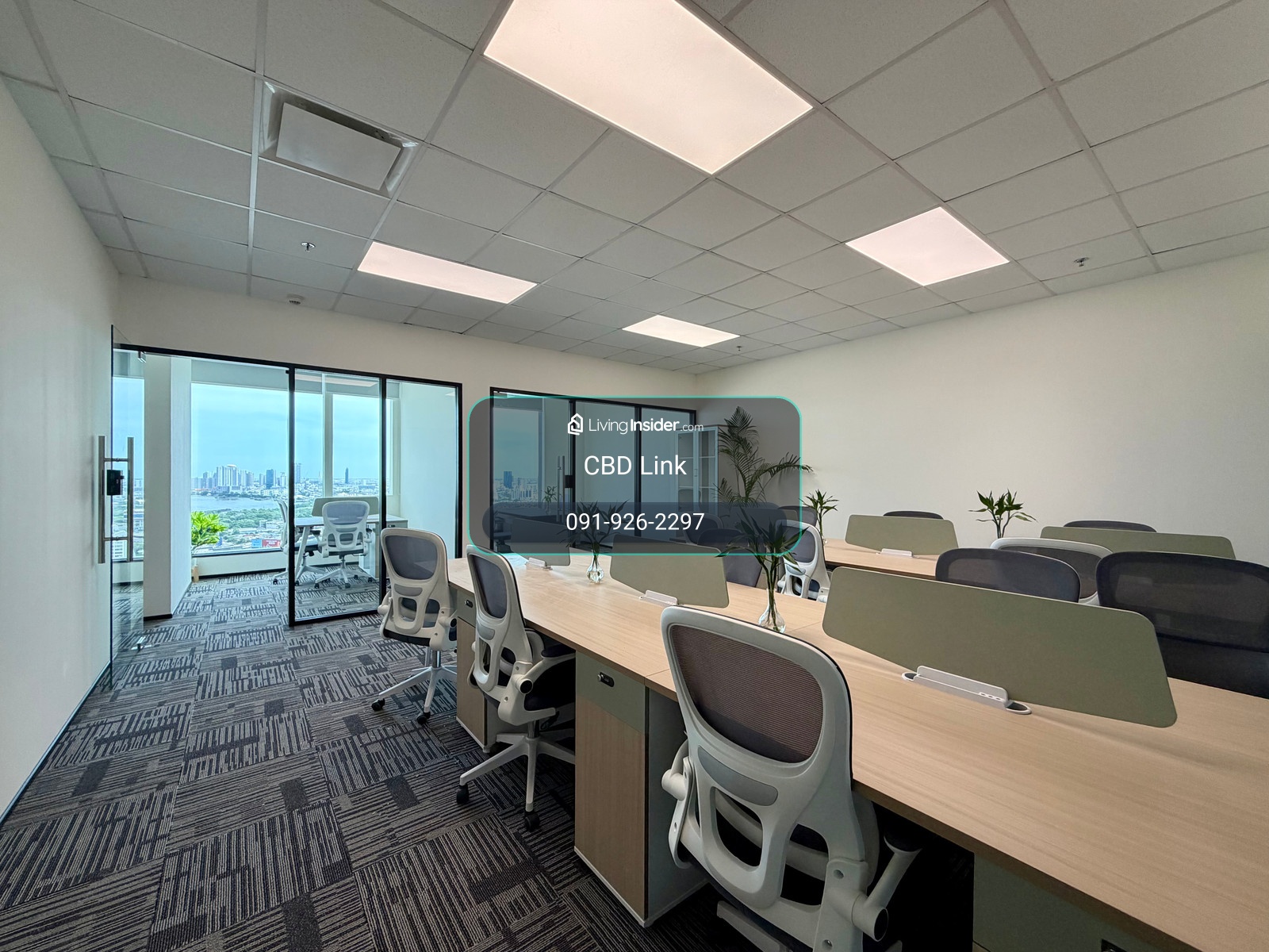 Serviced Office ใหม่, วิวแม่น้ำ, 200ม.จาก MRT คลองเตย – รูปที่ 3