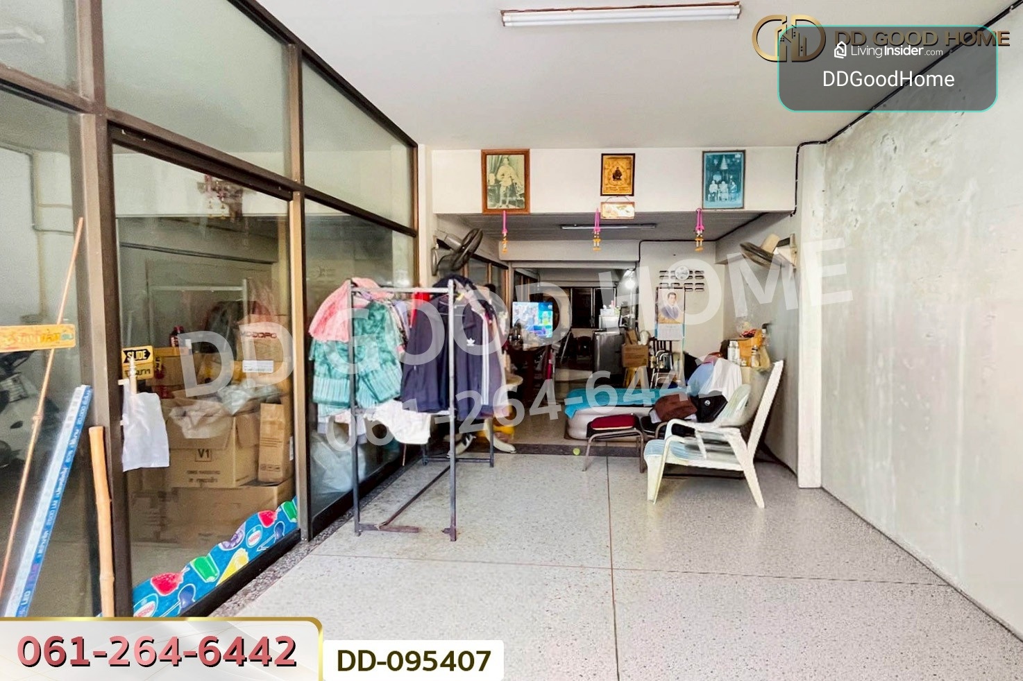 อาคารพาณิชย์ ทะเลชุบศร ถ.โกษาปาน เมืองลพบุรี ใกล้วิทยาลัยเทคนิคลพบุรี DD-095407 – รูปที่ 3