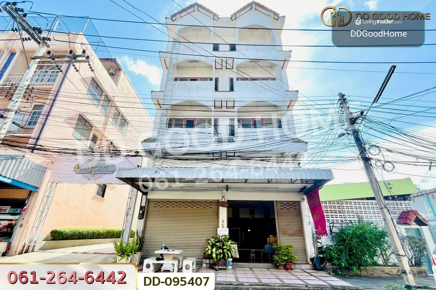 อาคารพาณิชย์ ทะเลชุบศร ถ.โกษาปาน เมืองลพบุรี ใกล้วิทยาลัยเทคนิคลพบุรี DD-095407 – รูปที่ 2