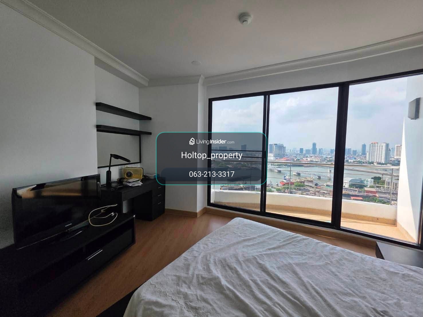 #E1055💕060769 ให้เช่าคอนโด Supalai Casa Riva (อาคาร Fonte 1) – รูปที่ 3