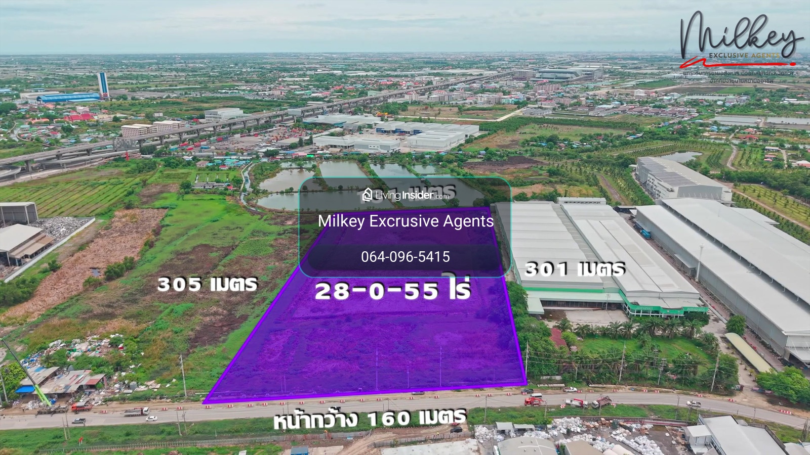 Purple plot land for sale🟣 Bangna-Trad Road Wellgrow Industrial Estate Big investment opportunity in a rare location ✨ – รูปที่ 3