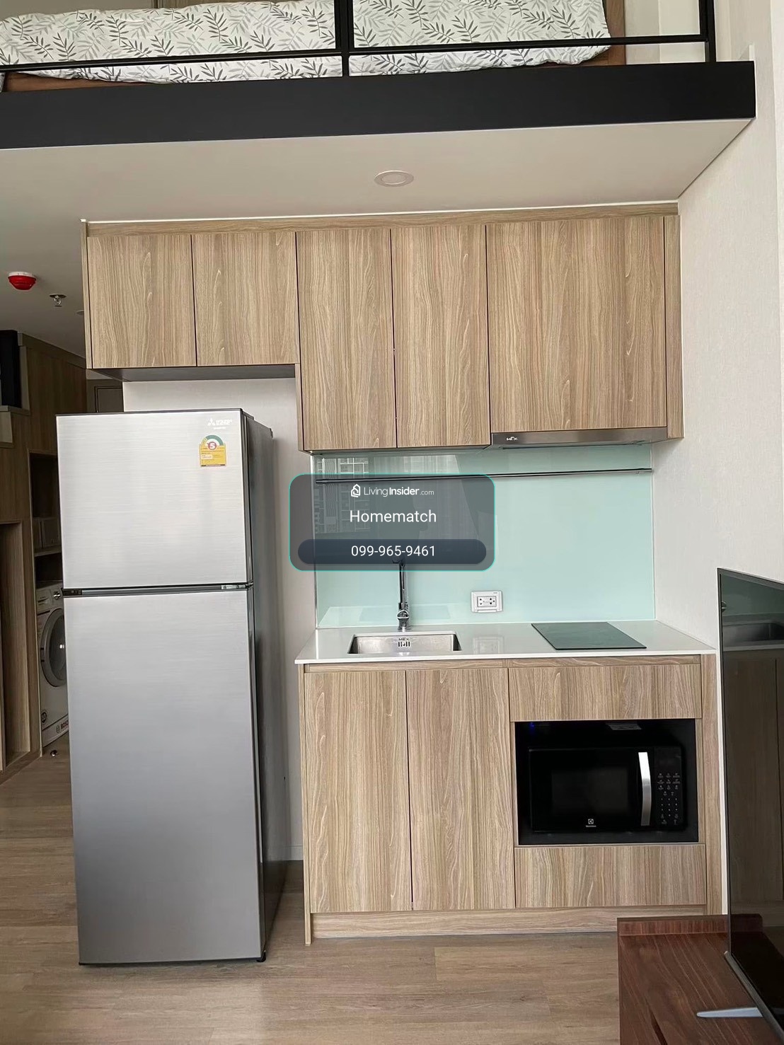 ให้เช่า Ramada Residence (Siamese) @ Sukhumvit 87 (On-nut) ห้อง Loft 40 ตร.ม. เฟอร์นิเจอร์ เครื่องใช้ไฟฟ้าครบ ห่าง BTS อ่อนนุช 350 ม. 25000/เดือน Tel/line : 0999659461 – รูปที่ 3