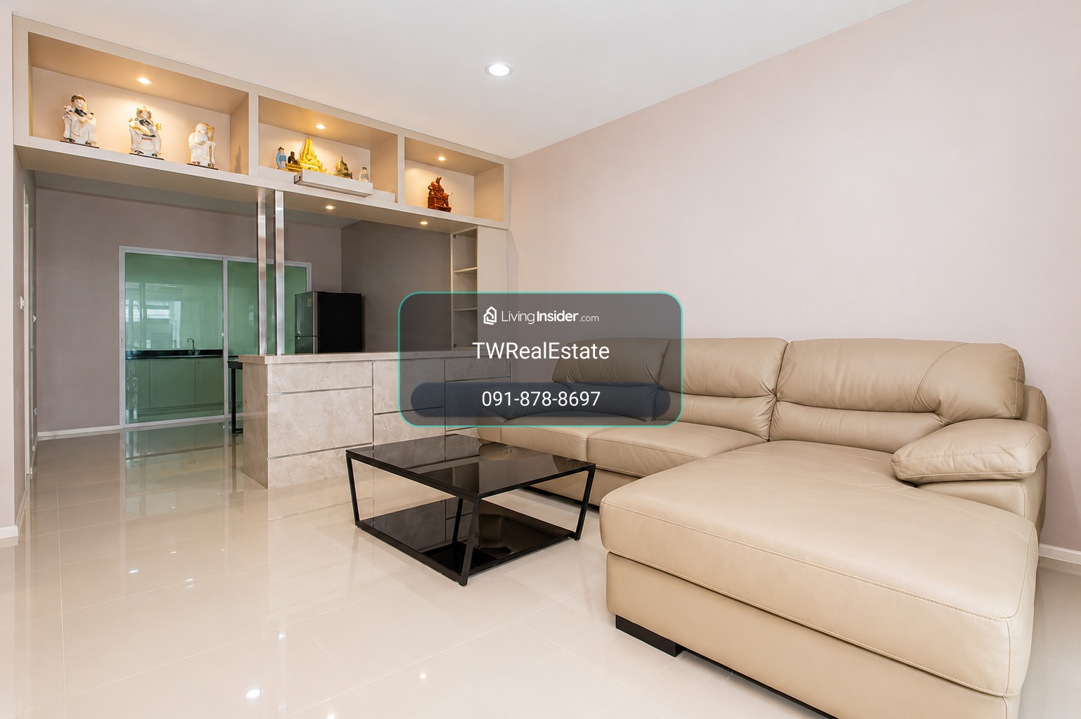 ขายทาวน์โฮม 3 ชั้น Baan Klang Muang Sukhumvit 77 บ้านพร้อมอยู่ ทำเลอ่อนนุช–พัฒนาการ ใกล้ BTS อ่อนนุช เพียง 2 กม. พร้อม Built-in – รูปที่ 2