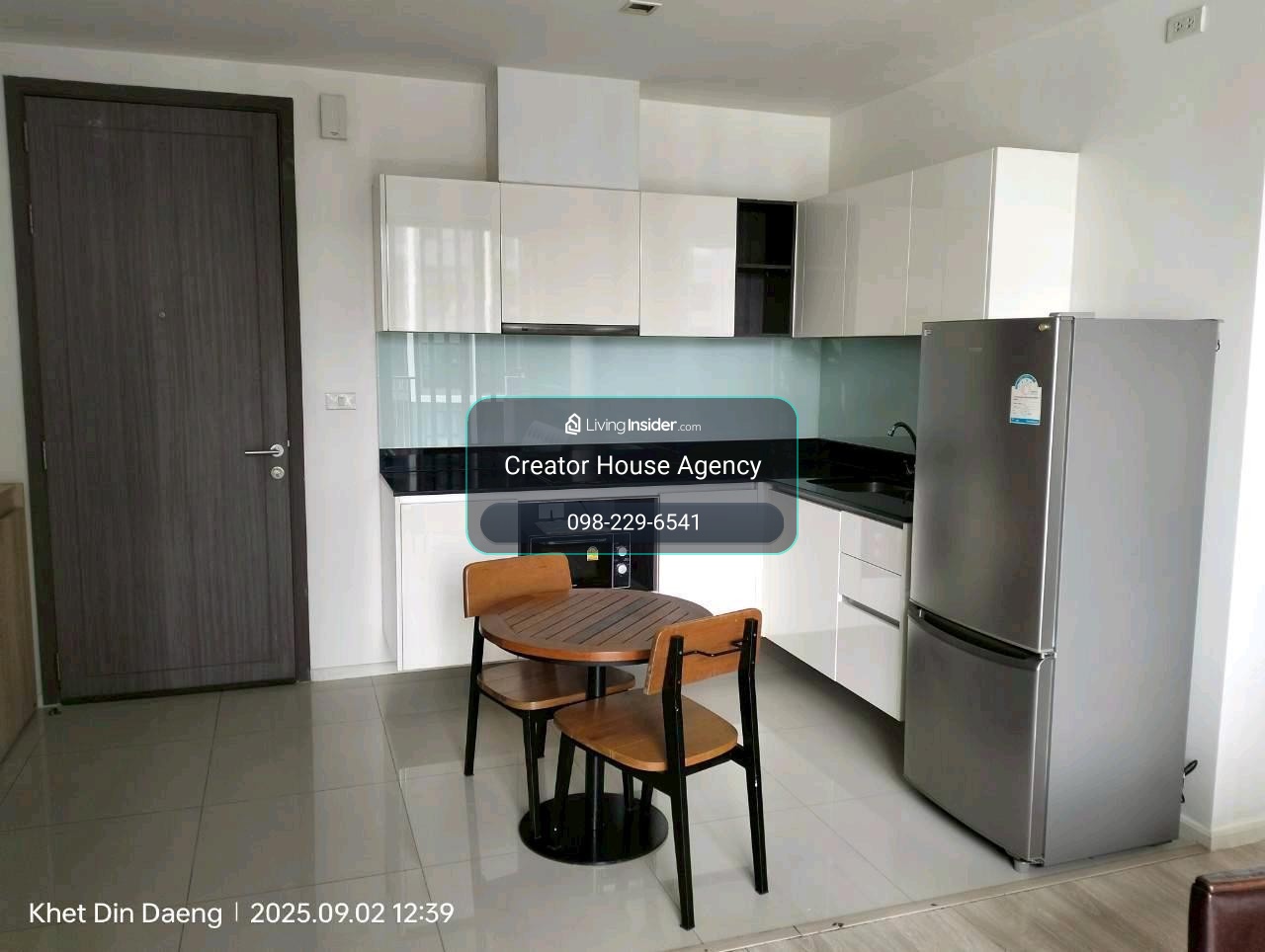Condo for rent next to Ratchada Road 🌈Quinn condo 🌈MRT Sutthisan – รูปที่ 2