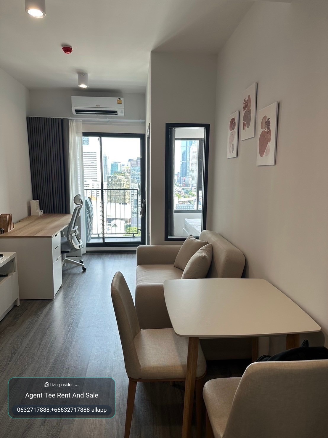 Ideo chula samyarn 1bed exculsive 35sqm 26,000/ 0632717888 linephone whatapp wechat (+66632717888) – รูปที่ 2