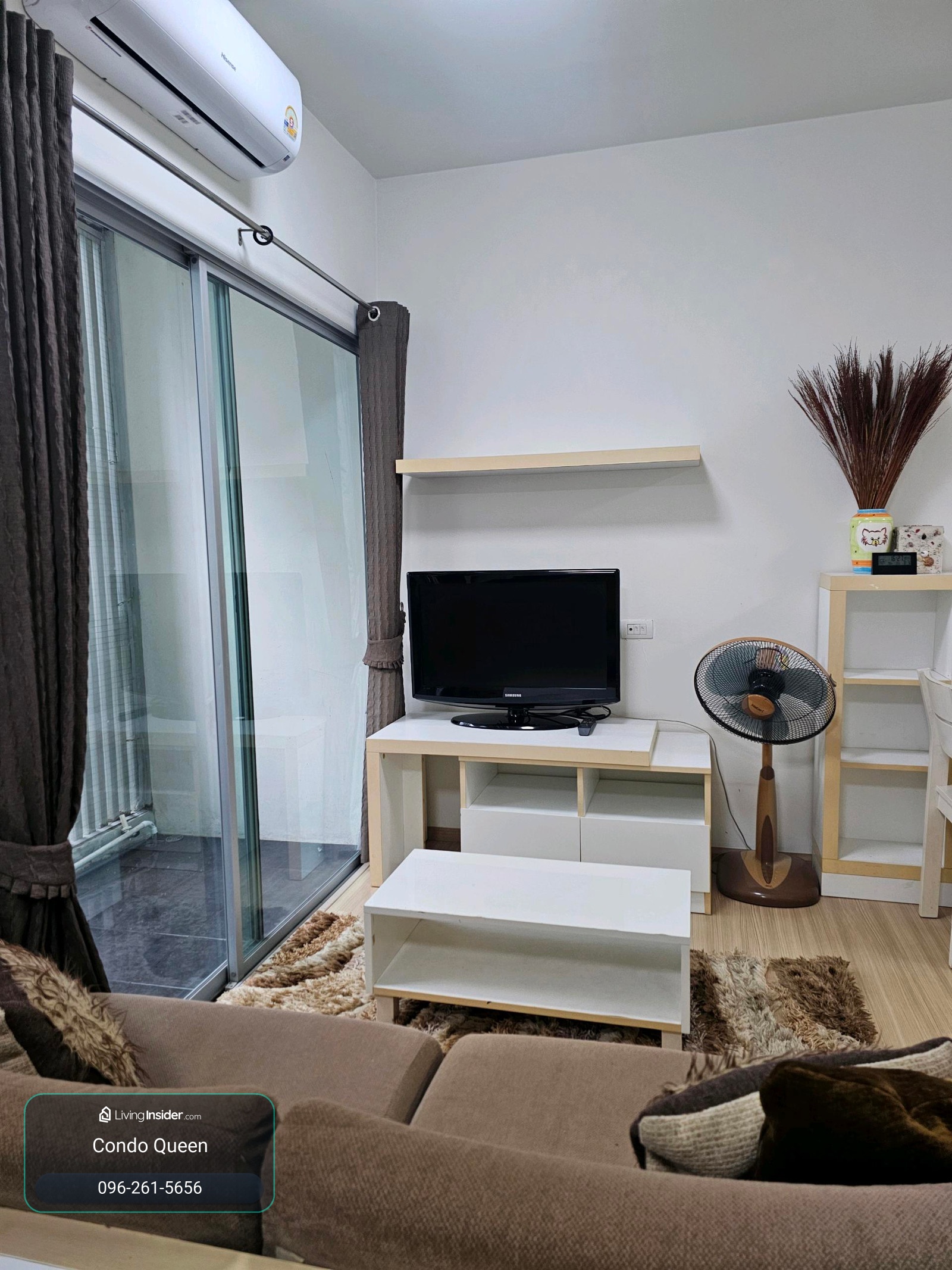 A Space Asoke Ratchada ให้เช่า 2 นอน 1 น้ำ พื้นที่ 35 ตรม  12,500 บาท สนใจโทร น้อง 096-2615656 พร้อมให้นัดหมายเข้าชมทุกวันA Space Asoke-Ratchada 1bed 1 bath 35 Sq,m Rental price 12,500 Baht   call Nong 096-2615656 Ready to touring everydayห้องกว้าง 3 – รูปที่ 4