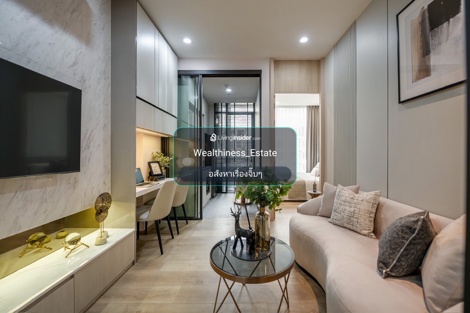 (HL) Selling at a loss of 400,000 🔥🔥 The Fine Bangkok Thonglor -Ekamai 1 🛌 1 🛁 36 sq.m. Exclusive deal 065-6956939 (raisin) – รูปที่ 3