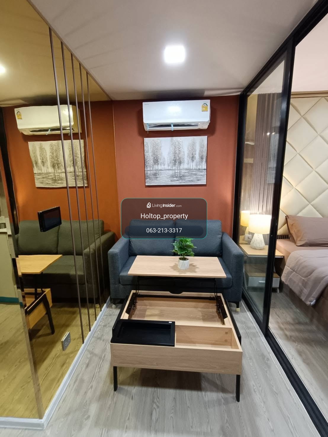 #E1104💕080769ให้เช่าคอนโด Kave Town Colony – รูปที่ 2