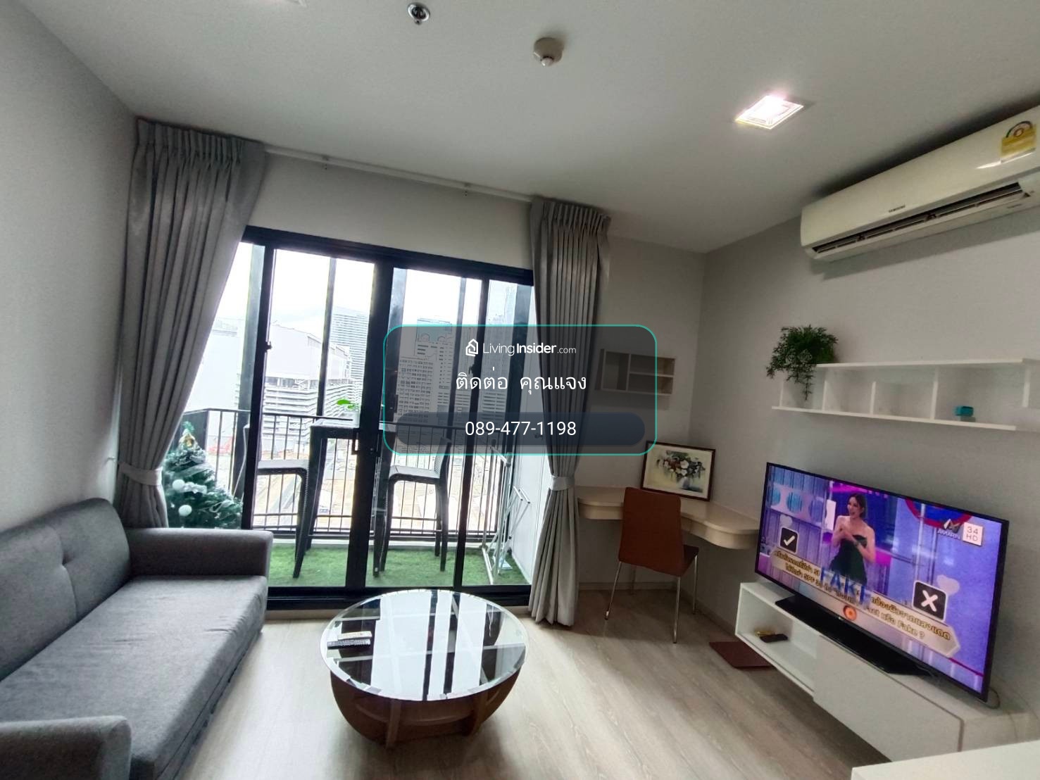 Room for rent  Condolette Midst Rama 9, 12th floor, City View, opposite Unilever building, near MRT Rama 9. – รูปที่ 2