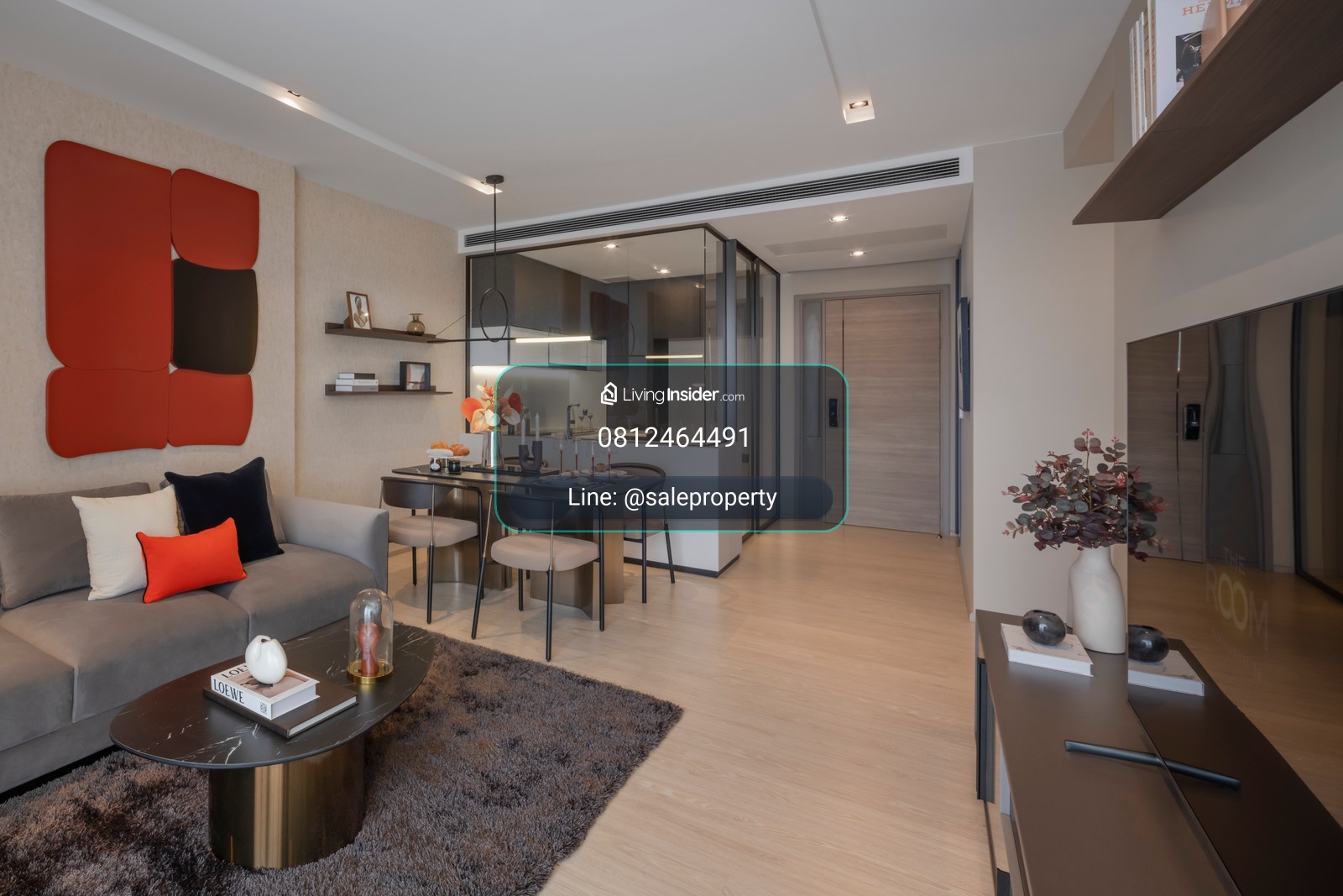 The Room Sukhumvit 38, project price, fully furnished, free expenses, 2 bedrooms, 79 sq m. – รูปที่ 2