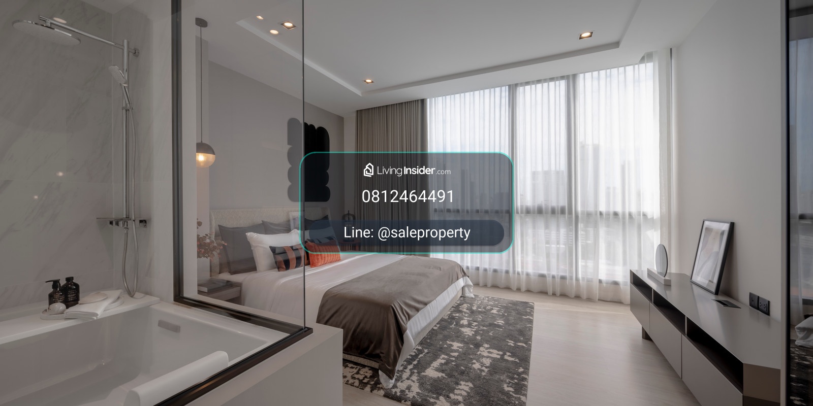 The Room Sukhumvit 38, project price, fully furnished, free expenses, 2 bedrooms, 79 sq m. – รูปที่ 4