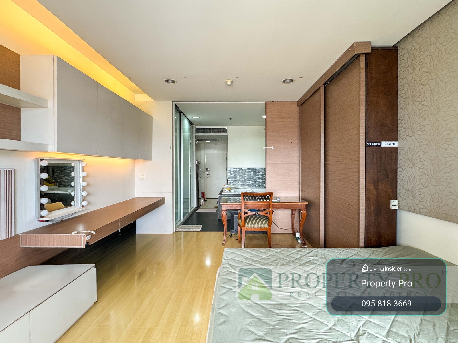 ให้เช่า คอนโด The Platinum Condominium ขนาด 45 ตรม เฟอร์นิเจอร์ครบ ใกล้ ประตูน้ำ ราชดำริ พระราม 1 พญาไท มักกะสัน BTS ราชเทวี : KT26R-018 – รูปที่ 2