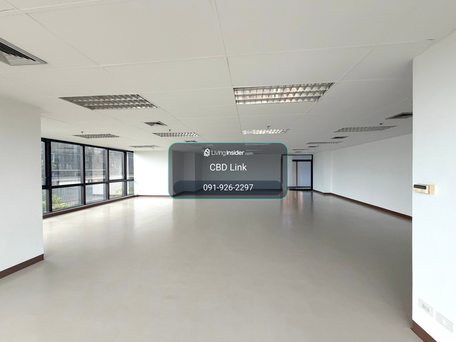 Office ติด BTS สุรศักดิ์, เปิดแอร์ได้ 24 ชม., 7-11 & food court ในตึก  – รูปที่ 2