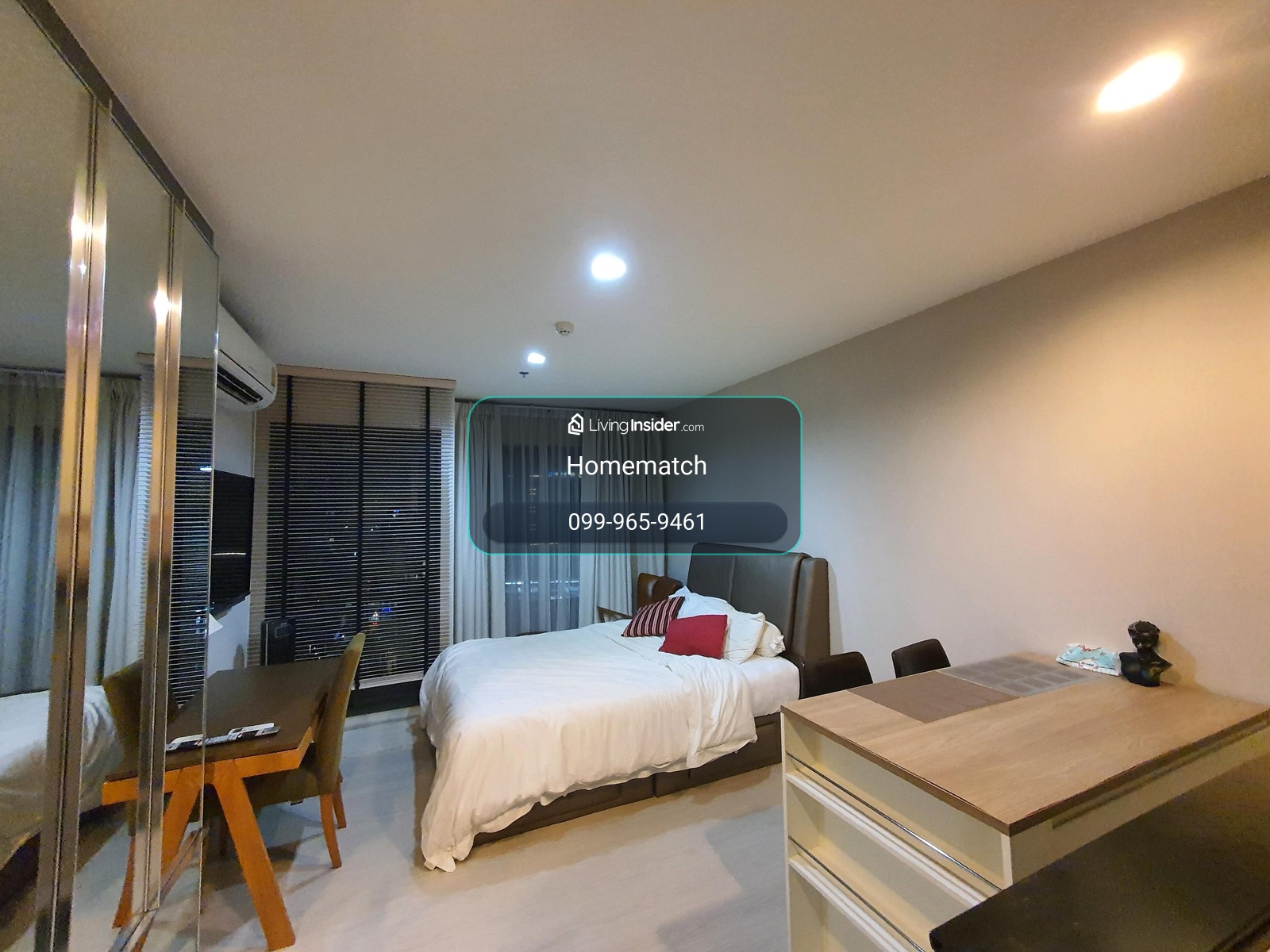 Sale Rhythm sukhumvit 36-38 studio 24.2 sqm.  High floor North BTS thonglor 3.99 mb. call 086 332 3299 – รูปที่ 2