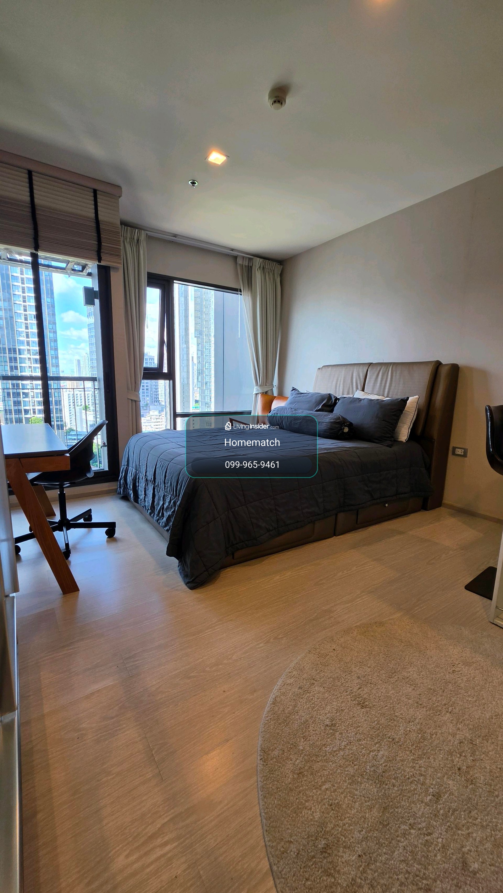 Sale Rhythm sukhumvit 36-38 studio 24.2 sqm.  High floor North direction 3.99 mb. call 086 332 3299 – รูปที่ 4
