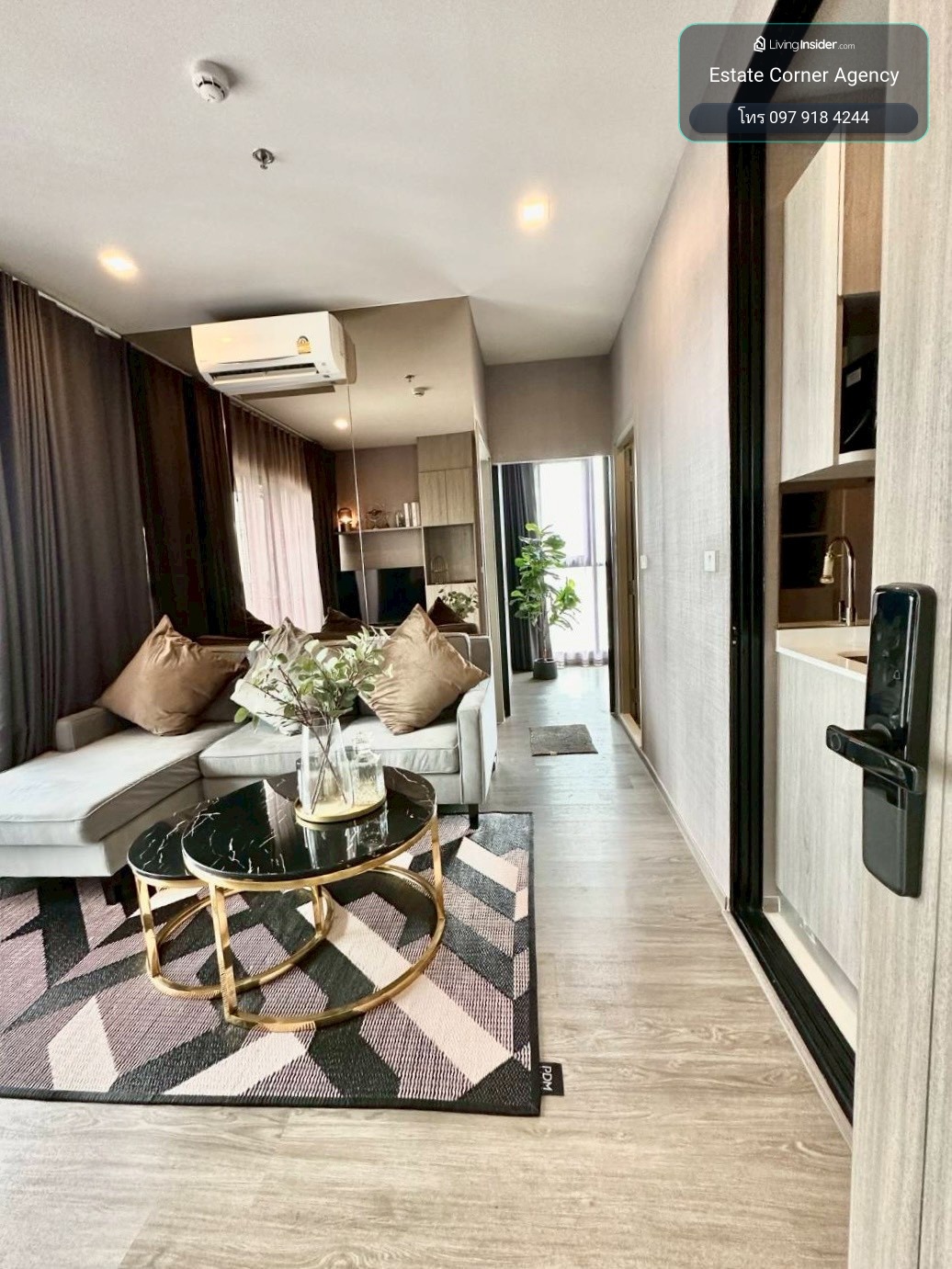 95181 - SALE!! คอนโด Notting Hill Rayong พร้อมอยู่ วิวสวย ชั้น 16 Noen Samli Underpass, Muang Rayong 16th Floor, 35 Sqm. 2 bedroom 1 bathroom – รูปที่ 4