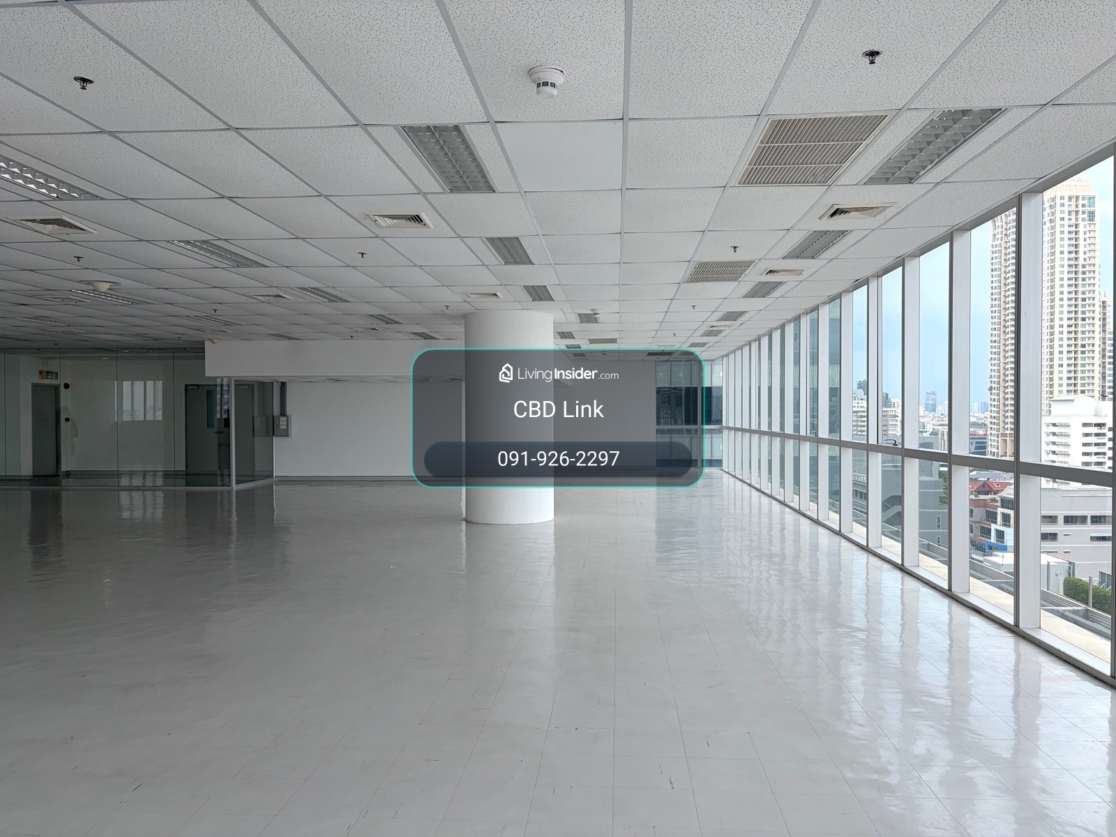 Office next to BTS St. Louis, with flexible air con on/off times. – รูปที่ 4