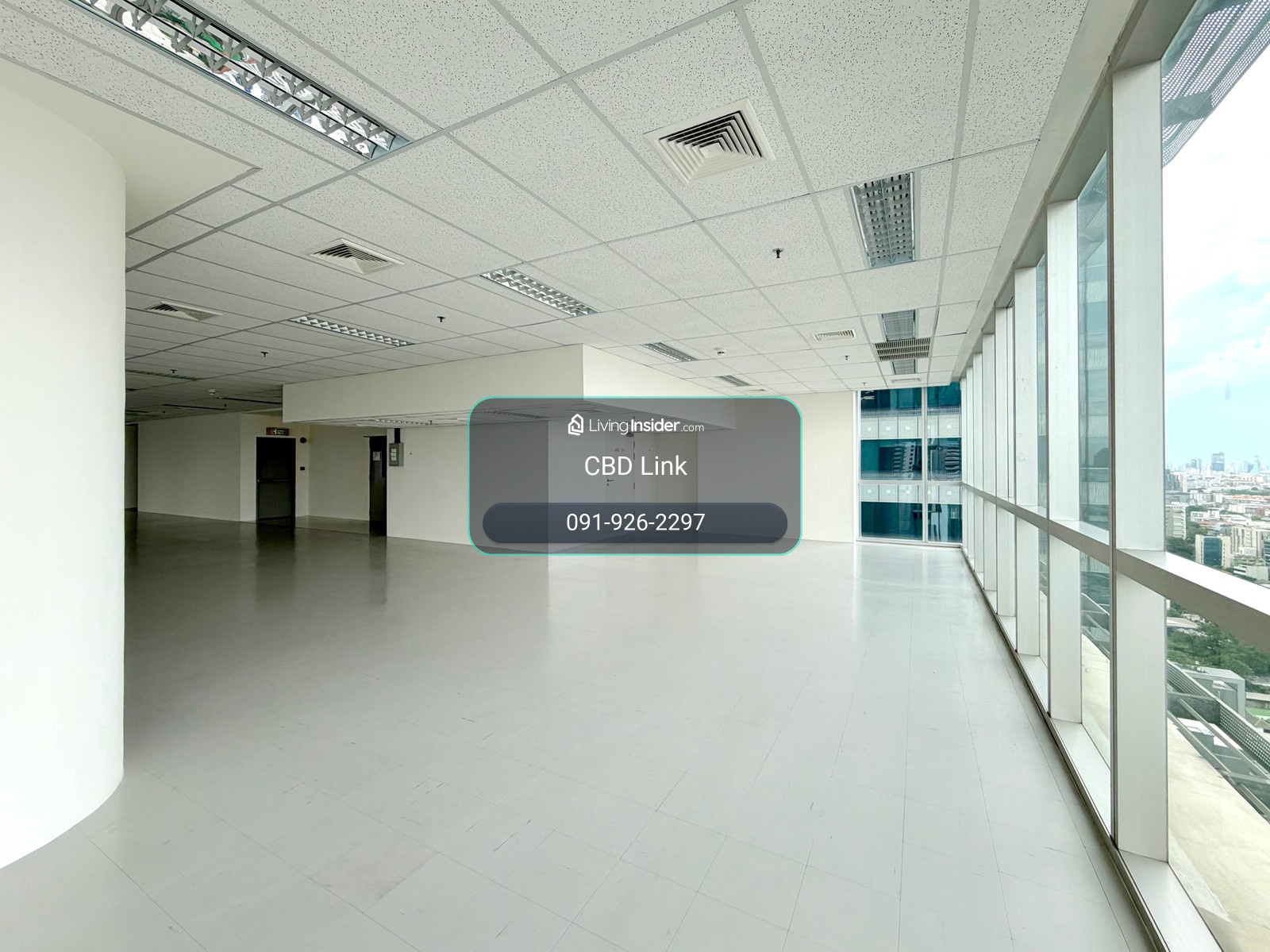 Office ติด BTS St. Louis, ได้ทั้งชั้น, เลือกเวลาเปิด/ปิดแอร์ได้  – รูปที่ 3