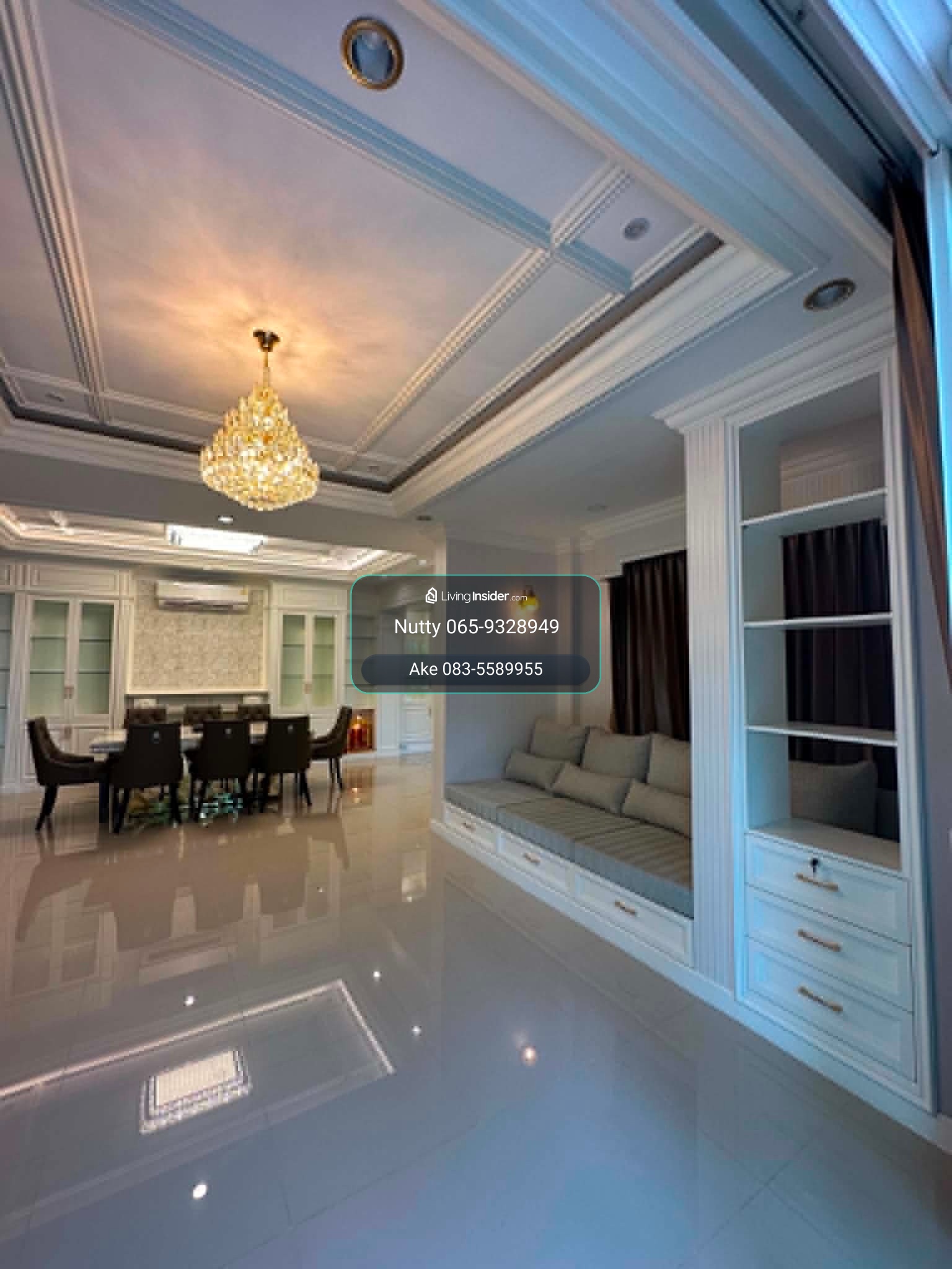 House For rent Laddarom Bangna Km.7 เฟอร์นิเจอร์+บิวท์อิน / เครื่องปรับอากาศทั้งหลัง – รูปที่ 4