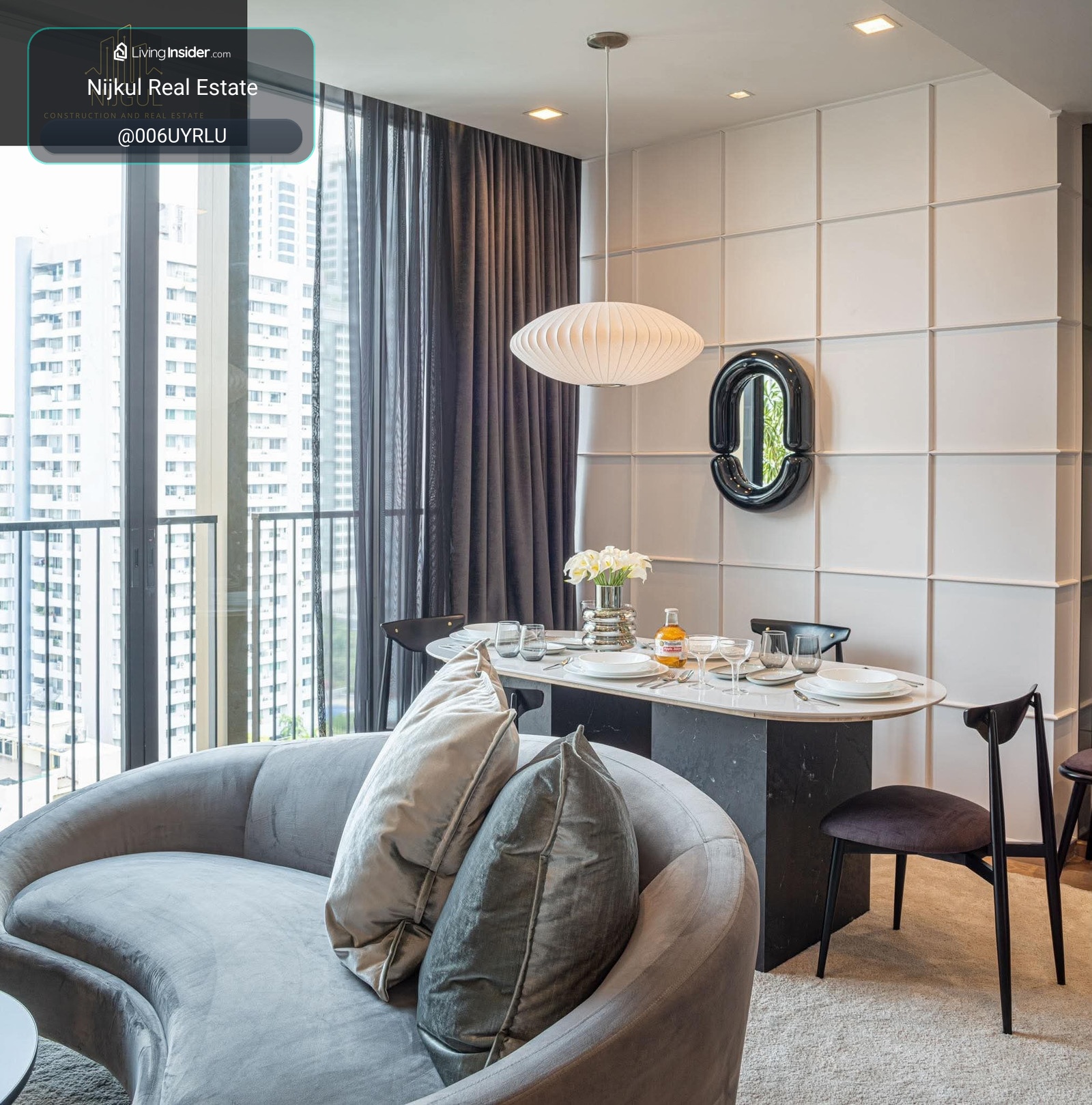 ให้เช่า โนเบิล อราวน์ สุขุมวิท 33 | ห้องมุม | Fully furnished  – รูปที่ 3