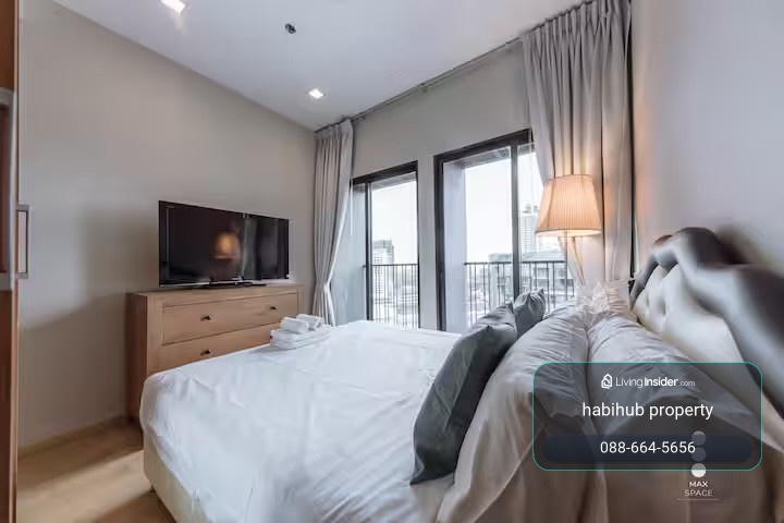 🔥 Luxury condo Noble Reveal, potential location near BTS Ekkamai, beautiful room, ready to move in! 2 bedrooms, suitable for both living and investment ✨(HBH-HL-60) – รูปที่ 4