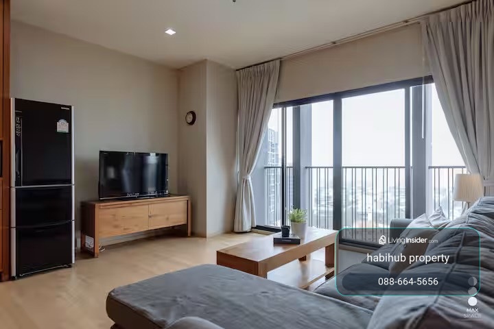 🔥 Luxury condo Noble Reveal, potential location near BTS Ekkamai, beautiful room, ready to move in! 2 bedrooms, suitable for both living and investment ✨(HBH-HL-60) – รูปที่ 2