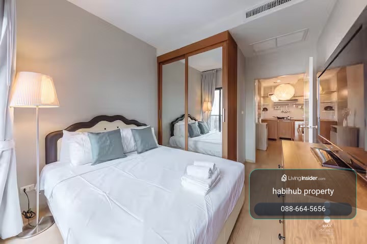 🔥 Luxury condo Noble Reveal, potential location near BTS Ekkamai, beautiful room, ready to move in! 2 bedrooms, suitable for both living and investment ✨(HBH-HL-60) – รูปที่ 3