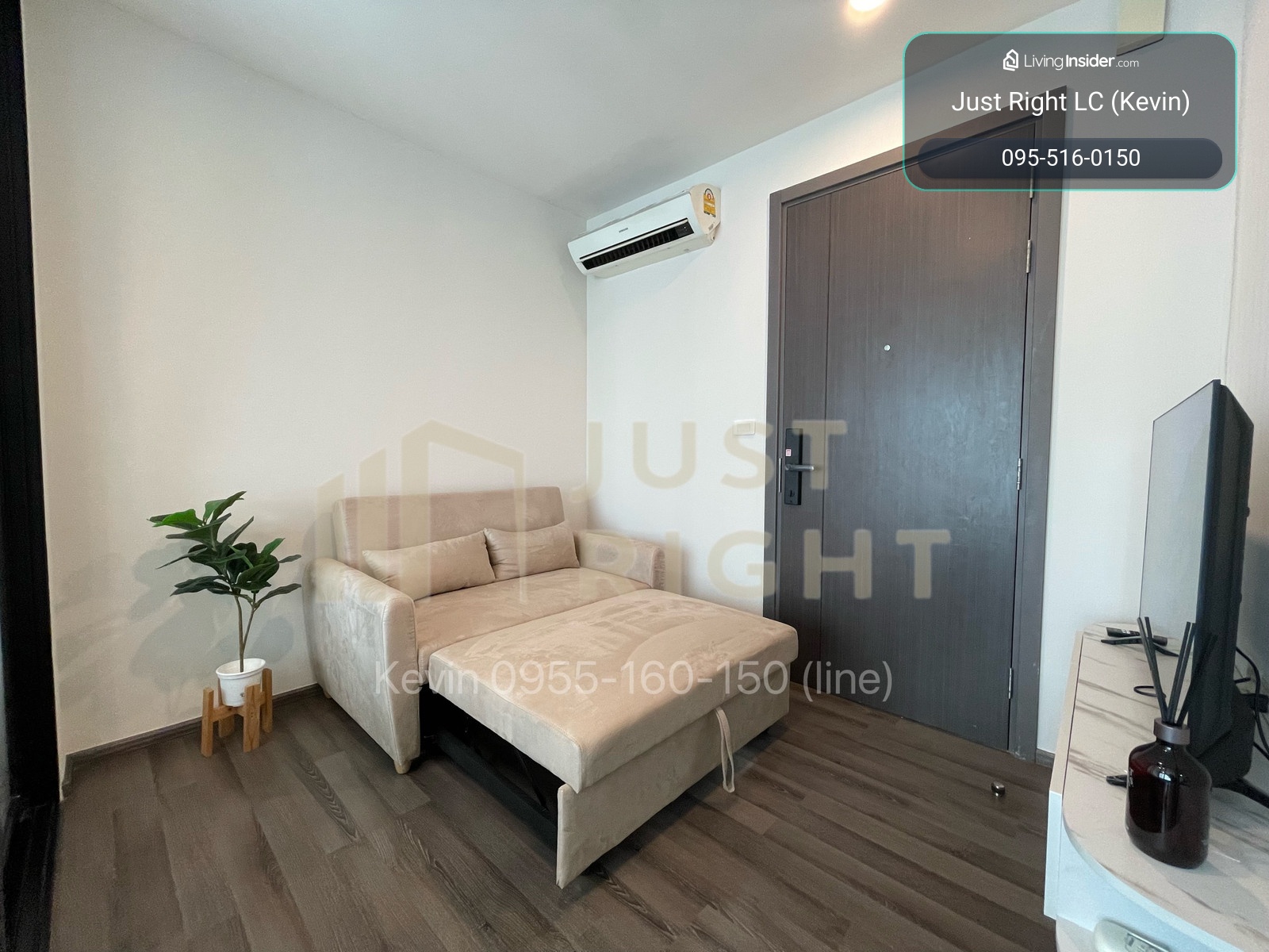 ให้เช่า The Base Park West Studio 1 ห้องน้ำ 28 ตรม. ชั้น 3x ตกแต่งใหม่ เฟอร์ครบ ราคาเพียง 16,000 บาท/เดือน สัญญา 1 ปีเท่านั้น – รูปที่ 4