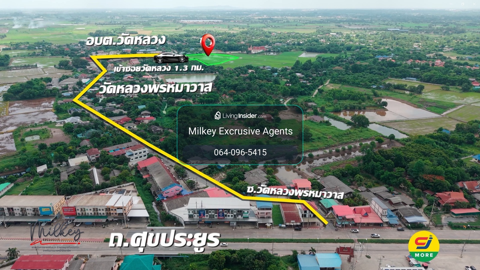 ขายที่ดินวัดหลวง อ.พนัสนิคม จ.ชลบุรี เหมาะซื้อเก็บลงทุน ทำที่ดินจัดสรร หรือทำคาเฟ่โคกหนองนา ✨🌾🏘️ – รูปที่ 3