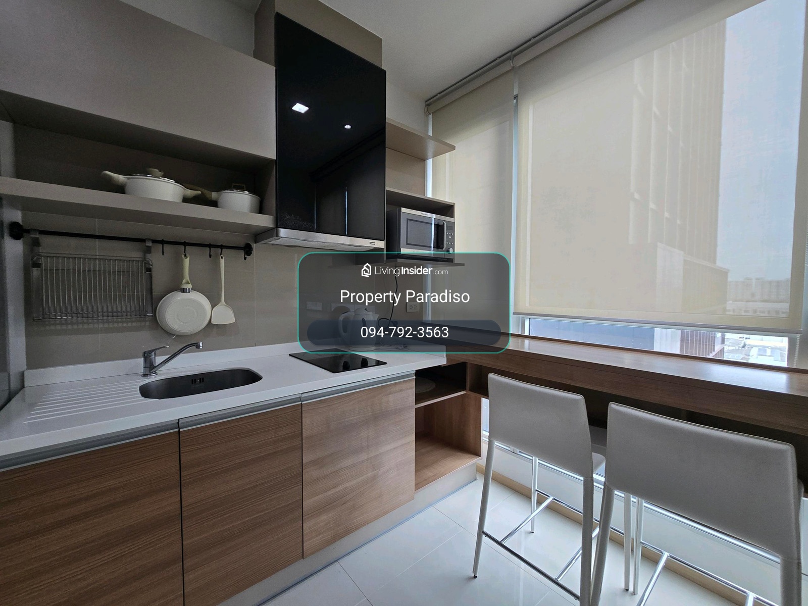 เช่าคอนโด 1 ห้องนอน ขนาดใหญ่ ทำเลดีมาก สะดวกทั้งทางด่วนและรถไฟฟ้า – รูปที่ 4