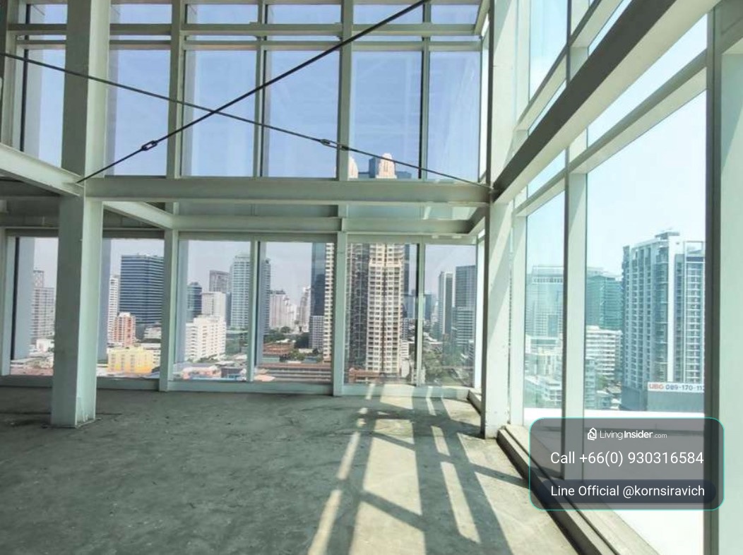ให้เช่าพื้นที่ทำธุรกิจ สไตล์ Duplex ชั้น 19 - 20 @ สาทร ใกล้ รถไฟฟ้า BTS ช่องนนทรี มีที่จอดรถ , Top Floor วิวเมือง ภาพลักษณ์พรีเมี่ยม – รูปที่ 2