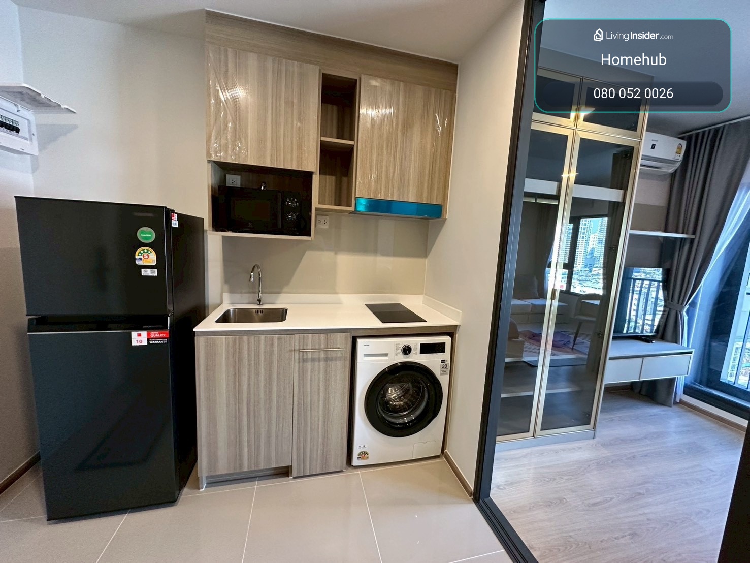ห้องว่าง พร้อม เช่า ไลฟ์ พระราม 4 - อโศก Life Rama 4 - Asoke 1ห้องนอน – รูปที่ 2