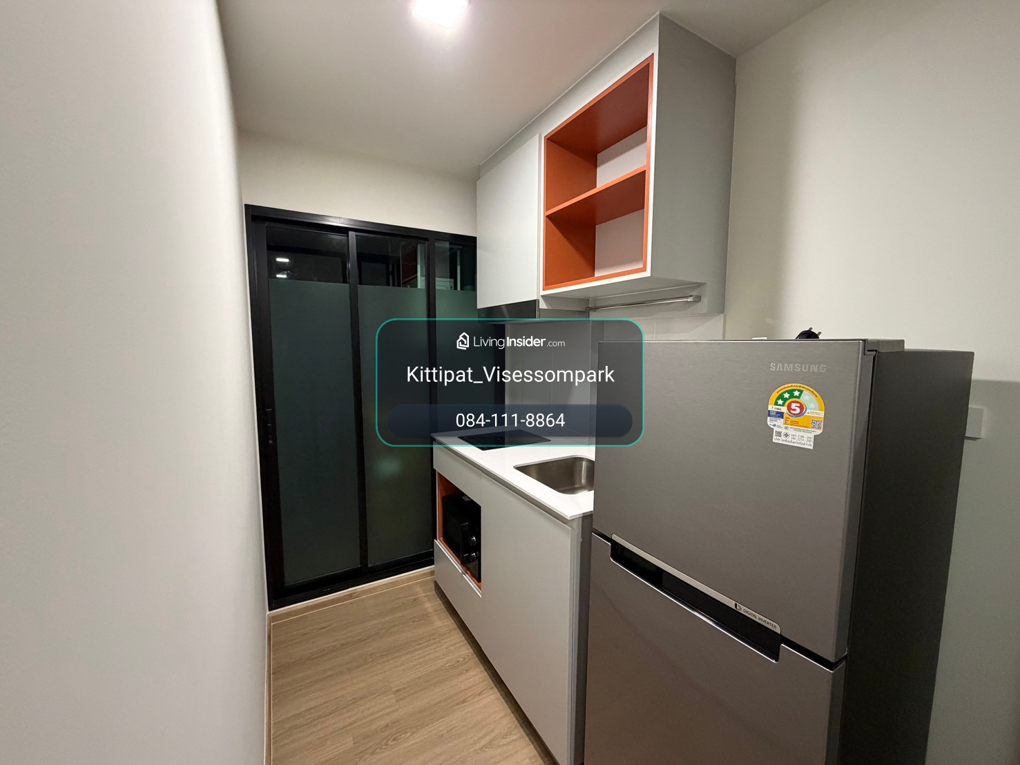 ห้องใหม่ 1 ห้องนอน 26.60 ตร.ม. อาคาร C ชั้น 4 12,000 บาท – รูปที่ 3